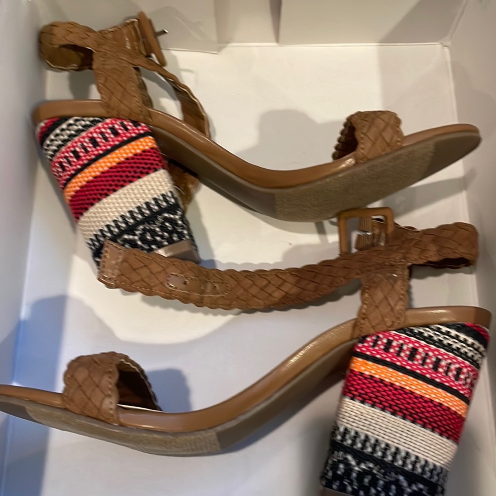 Brand new block heel